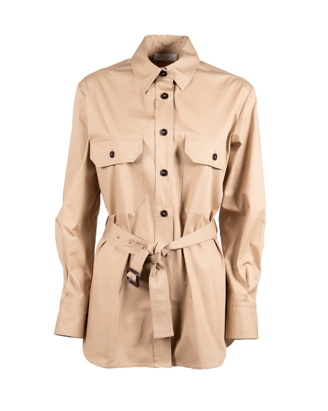 shop ANTONELLI  Giacca: Antonelli camicia "Kazakistan".
Colletto.
Maniche lunghe.
Taschini su petto.
Cintura removibile in vita.
Composizione: 95% Cotone 5% Elastan.
Fabbricato in Italia.. KAZAKISTAN N3615 143C-225 number 9680478